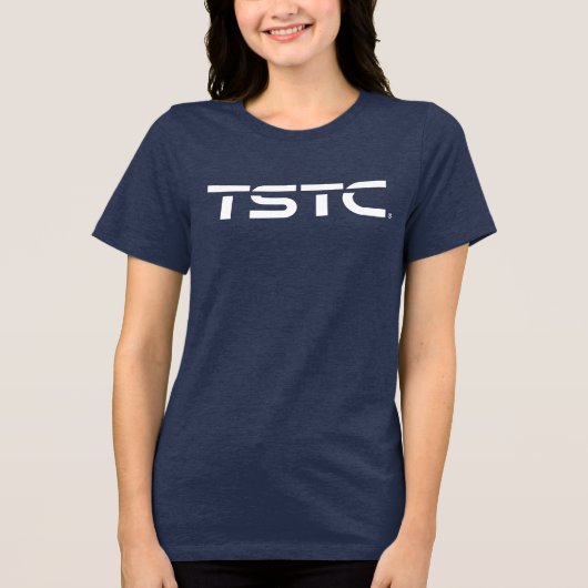 TSTC Blok Logo Tri-Blend Shirt (Voorkant)
