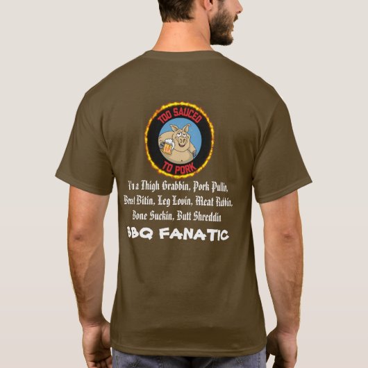 TSTP BBQ Fantair T shirt (Achterkant)