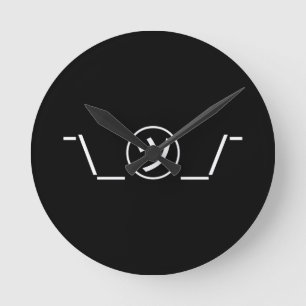 Tsu Kana haalt Emoticon ¯ \ _㋡_/¯ Japanse Kaom Ronde Klok