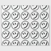 ㋡ Tsu Kana Katakana Smiling Emoji/Emoticon Cadeaupapier (Vlak)