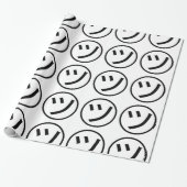 ㋡ Tsu Kana Katakana Smiling Emoji/Emoticon Cadeaupapier (Uitgerold)