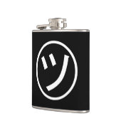 ㋡ Tsu Kana Katakana Smiling Emoji/Emoticon Heupfles (Links)