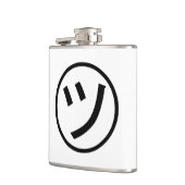 ㋡ Tsu Kana Katakana Smiling Emoji/Emoticon Heupfles (Links)