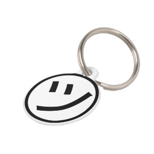 ㋡ Tsu Kana Katakana Smiling Emoji/Emoticon Huisdierpenning