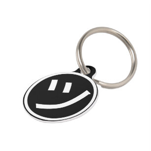 ㋡ Tsu Kana Katakana Smiling Emoji/Emoticon Huisdierpenning