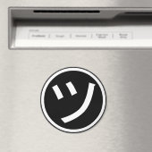 ㋡ Tsu Kana Katakana Smiling Emoji/Emoticon Magneet (Insitu (Vaatwasser))