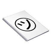 ㋡ Tsu Kana Katakana Smiling Emoji/Emoticon Notitieboek (Rechterzijde)