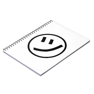 ㋡ Tsu Kana Katakana Smiling Emoji/Emoticon Notitieboek