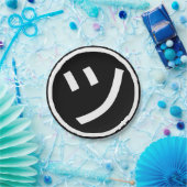 ㋡ Tsu Kana Katakana Smiling Emoji/Emoticon Papieren Bordje (Feest)