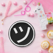 ㋡ Tsu Kana Katakana Smiling Emoji/Emoticon Papieren Bordje (Feest)