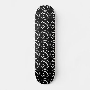 ㋡ Tsu Kana Katakana Smiling Emoji/Emoticon Persoonlijk Skateboard