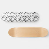 ㋡ Tsu Kana Katakana Smiling Emoji/Emoticon Persoonlijk Skateboard (Horizontaal)