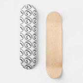 ㋡ Tsu Kana Katakana Smiling Emoji/Emoticon Persoonlijk Skateboard (Voorkant)