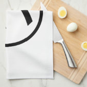 ㋡ Tsu Kana Katakana Smiling Emoji/Emoticon Theedoek (Quarter Fold)