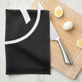 ㋡ Tsu Kana Katakana Smiling Emoji/Emoticon Theedoek (Quarter Fold)