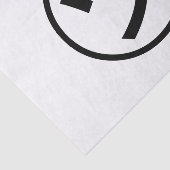 ㋡ Tsu Kana Katakana Smiling Emoji/Emoticon Tissuepapier (Detail)