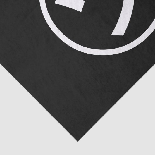 ㋡ Tsu Kana Katakana Smiling Emoji/Emoticon Tissuepapier (Detail)