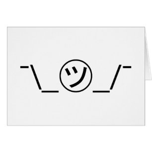 Tsu Kana Shrug Emoticon - piobe\_ ㋡_/ Japanse Kaom