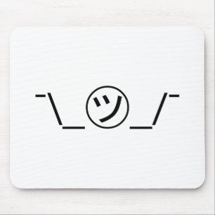 Tsu Kana Shrug Emoticon - piobe\_ ㋡_/ Japanse Kaom Muismat