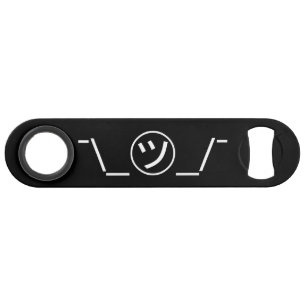 Tsu Kana Shrug Emoticon - piobe\_ ㋡_/ Japanse Kaom Speed Flessenopener