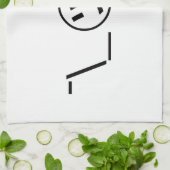 Tsu Kana Shrug Emoticon - piobe\_ ㋡_/ Japanse Kaom Theedoek (Gevouwen)