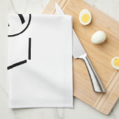 Tsu Kana Shrug Emoticon - piobe\_ ㋡_/ Japanse Kaom Theedoek (Quarter Fold)