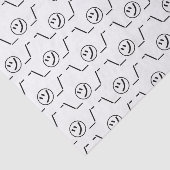 Tsu Kana Shrug Emoticon - piobe\_ ㋡_/ Japanse Kaom Tissuepapier (Detail)