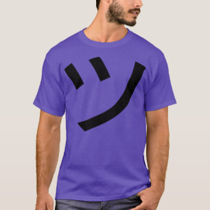 Tsu KanjiSmile Japan Gezicht T-shirt