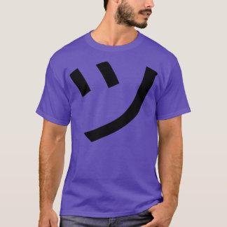 Tsu KanjiSmile Japan Gezicht T-shirt