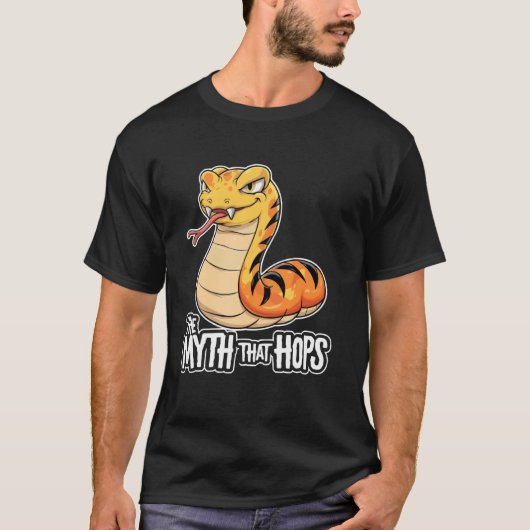 Tsuchinoko cryptid monster folklore cryptozoölogie t-shirt (Voorkant)
