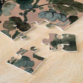 Tsuchiya Koitsu 土 光 逸 - Chrysanthemum 菊 Legpuzzel (Zijkant)