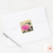 Tsuchiya Koitsu 土 光 逸 - Chrysanthemum 菊 Vierkante Sticker (Envelop)