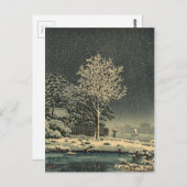 Tsuchiya Koitsu 土 屋 光 Sumidagawa Forest Tokyo Briefkaart (Voorkant / Achterkant)