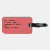 Tsuchiya Koitsu - Avond in Ushigome Bagagelabel (Achterkant horizontaal)