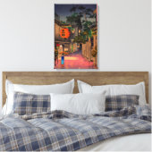 Tsuchiya Koitsu - Avond in Ushigome Canvas Afdruk (Insitu (Slaapkamer))