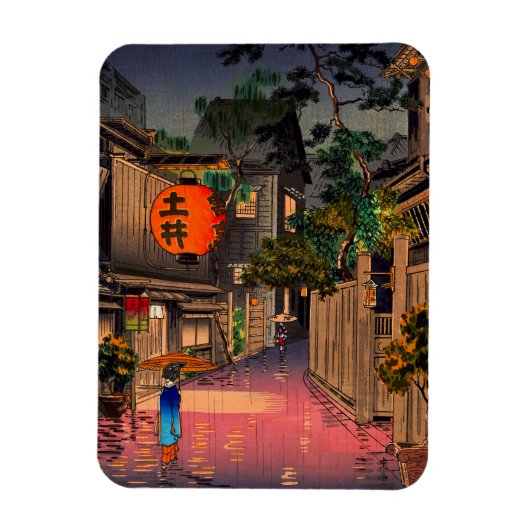 Tsuchiya Koitsu - Avond in Ushigome Magneet (Verticaal)