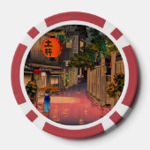 Tsuchiya Koitsu - Avond in Ushigome Poker Chips (Achterkant)