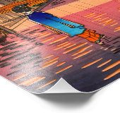 Tsuchiya Koitsu - Evening in Ushigome Foto Afdruk (Hoek)