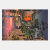 Tsuchiya Koitsu - Evening in Ushigome Inpakpapier Vel (Voorkant 2)