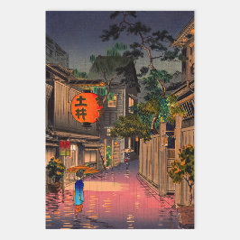 Tsuchiya Koitsu - Evening in Ushigome Inpakpapier Vel