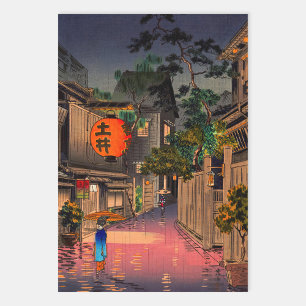 Tsuchiya Koitsu - Evening in Ushigome Inpakpapier Vel