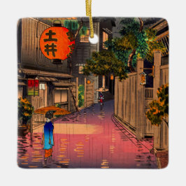 Tsuchiya Koitsu - Evening in Ushigome Keramisch Ornament