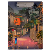 Tsuchiya Koitsu - Evening in Ushigome Klembord (Voorkant)