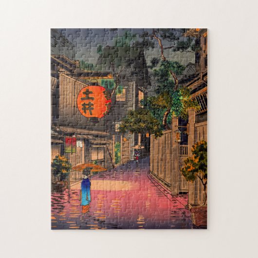 Tsuchiya Koitsu - Evening in Ushigome Legpuzzel (Verticaal)
