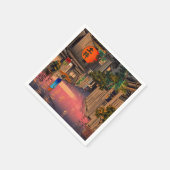 Tsuchiya Koitsu - Evening in Ushigome Servet (Hoek)