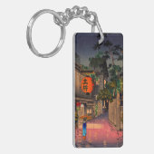 Tsuchiya Koitsu - Evening in Ushigome Sleutelhanger (Voorkant Links)