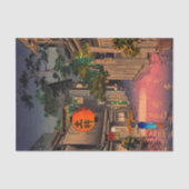 Tsuchiya Koitsu - Evening in Ushigome Tissuepapier (Voorkant)