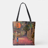 Tsuchiya Koitsu - Evening in Ushigome Tote Bag (Achterkant)