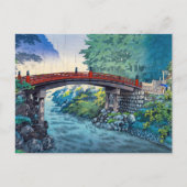 Tsuchiya Koitsu - Heilige Brug bij Nikko Briefkaart (Voorkant)