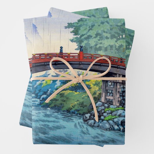 Tsuchiya Koitsu - Heilige brug bij Nikko Inpakpapier Vel (In situ)
